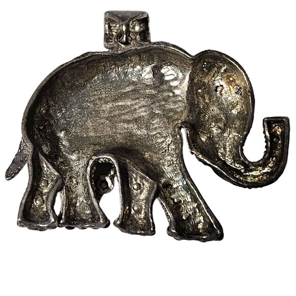 Vintage African Elephant Pendant Ethnic Rhinestone DIY Fashion Jewelry Women - Picture 4 of 5